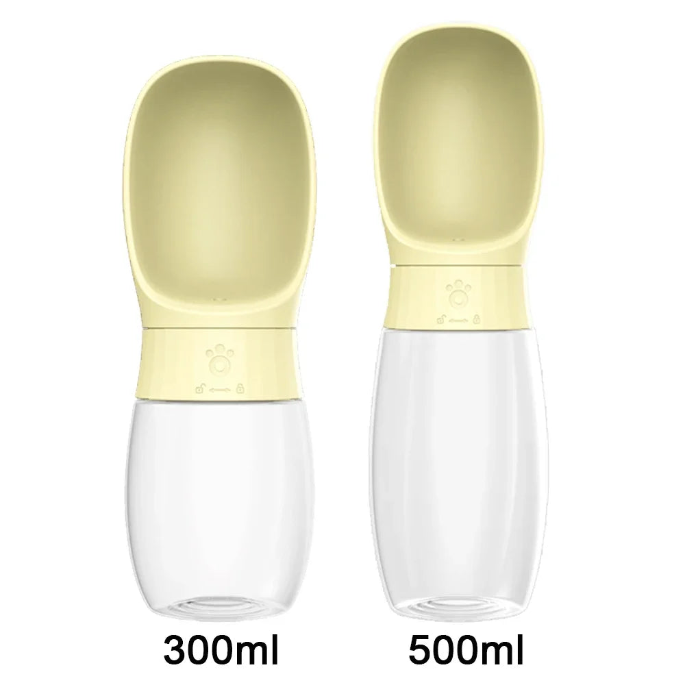 300/500ml Portable Pet Water Bottle, Outdoor Travel Drinking Cup Dispenser for Puppies Small Large Dogs Cats Labrador