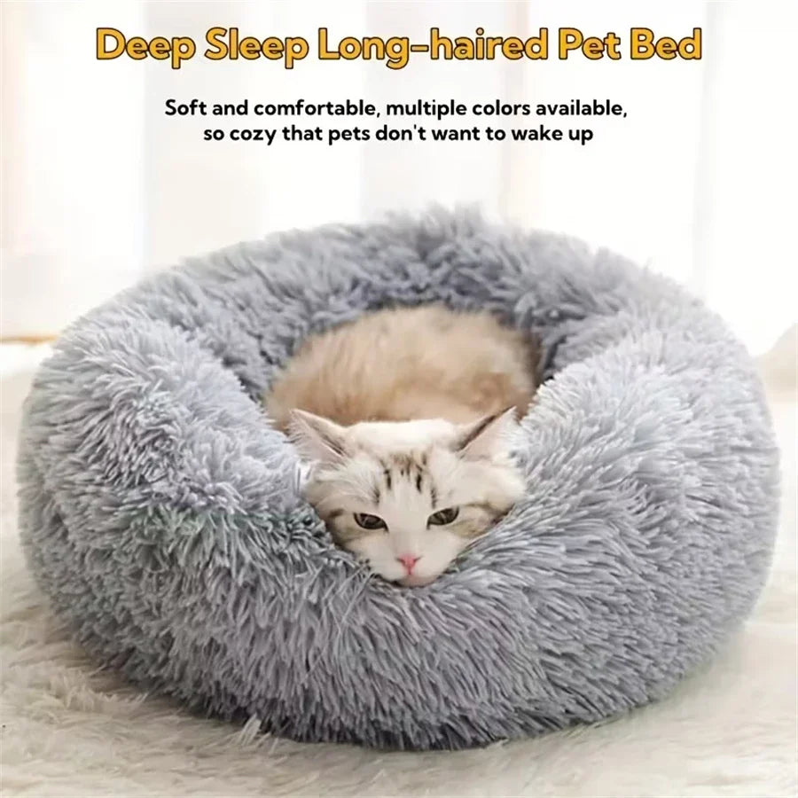 Plush Donut Pet Bed in the Cat Beds & Comfort collection