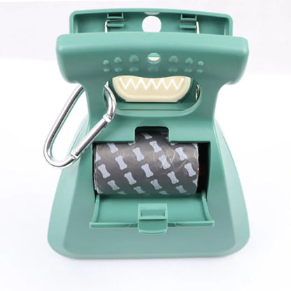 Foldable Pet Pooper Scooper with Waste Bags – One-Handed Travel Poop Picker for Dogs