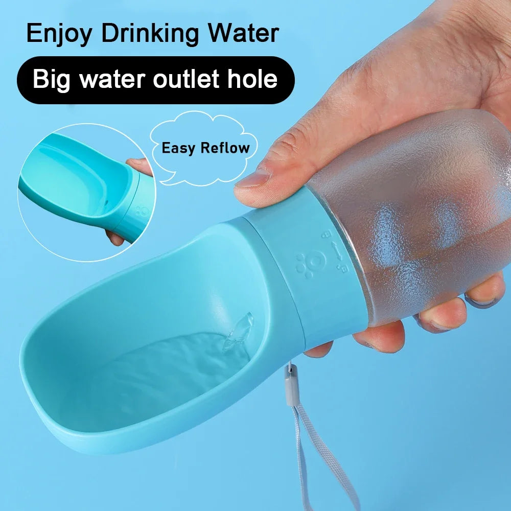300/500ml Portable Pet Water Bottle, Outdoor Travel Drinking Cup Dispenser for Puppies Small Large Dogs Cats Labrador