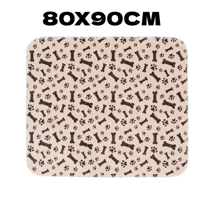 Reusable Dog Pee Pad Waterproof Diaper Pet Supplies Washable Puppy Training Pad Pet Bed Blanket Cat Dog Car Seat Cover Mat