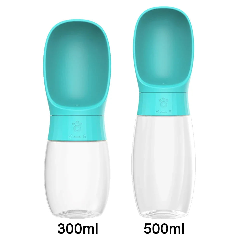 300/500ml Portable Pet Water Bottle, Outdoor Travel Drinking Cup Dispenser for Puppies Small Large Dogs Cats Labrador