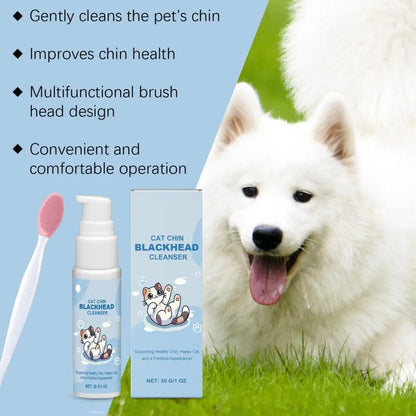 Cat Chin Cleaning Brush Set – Gentle Grooming Kit for Cats & Dogs (30g)