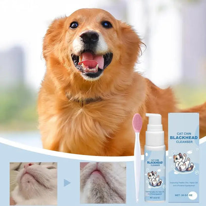 Cat Chin Cleaning Brush Set – Gentle Grooming Kit for Cats & Dogs (30g)