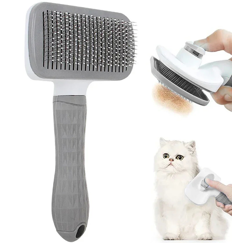Dog Supplies Bath Brush For Long‑Hair Dog Cat Dog Hair Remover Brush Pet Removes Hairs Cleaning Dog Hair Grooming And Care Comb