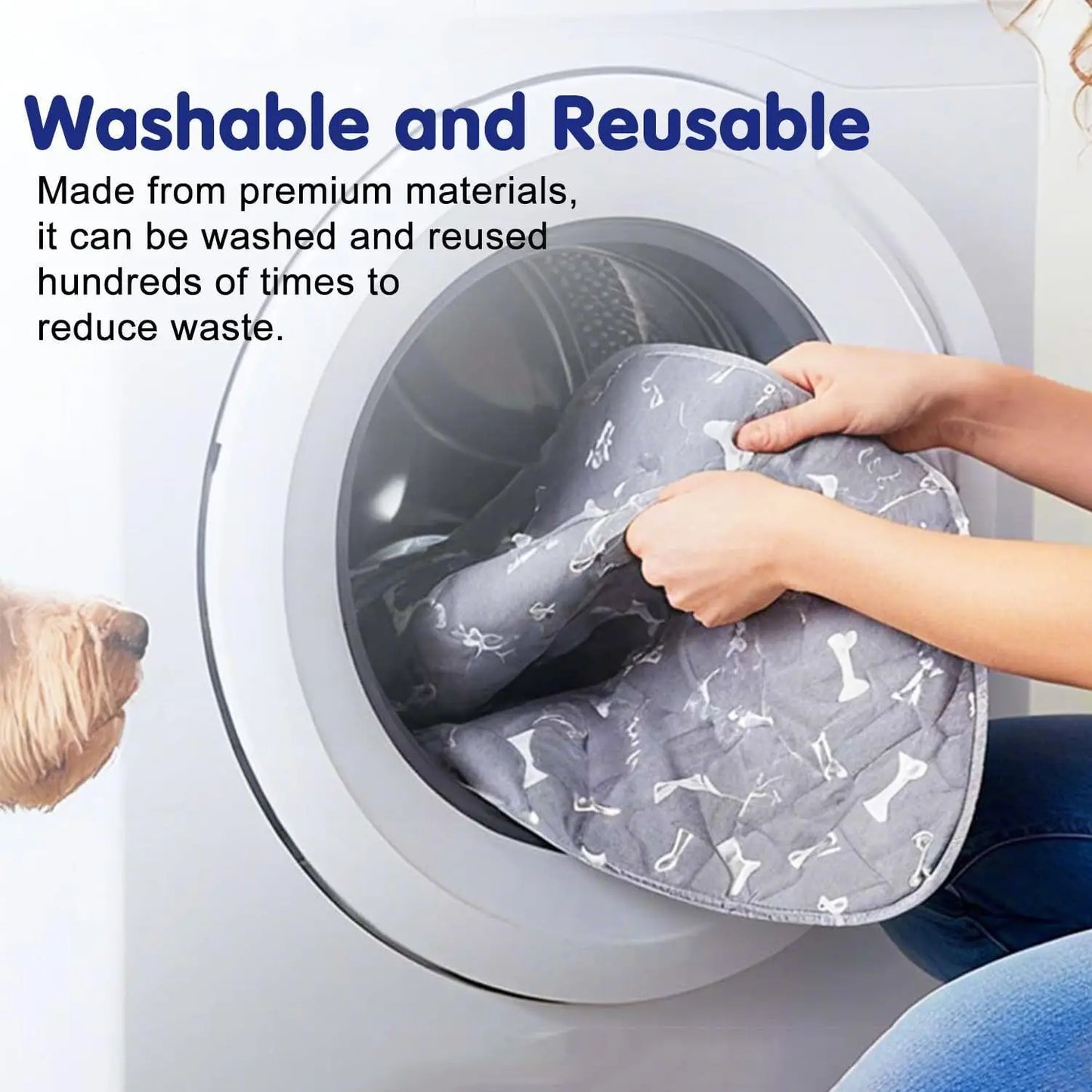 Reusable Dog Pee Pad Waterproof Diaper Pet Supplies Washable Puppy Training Pad Pet Bed Blanket Cat Dog Car Seat Cover Mat