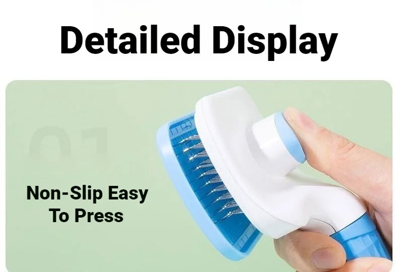 Dog Supplies Bath Brush For Long‑Hair Dog Cat Dog Hair Remover Brush Pet Removes Hairs Cleaning Dog Hair Grooming And Care Comb