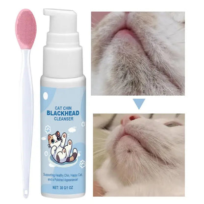 Cat Chin Cleaning Brush Set – Gentle Grooming Kit for Cats & Dogs (30g)