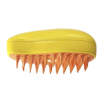 3-in-1 Steam Pet Brush – Rechargeable Spray Grooming Comb for Cats & Dogs