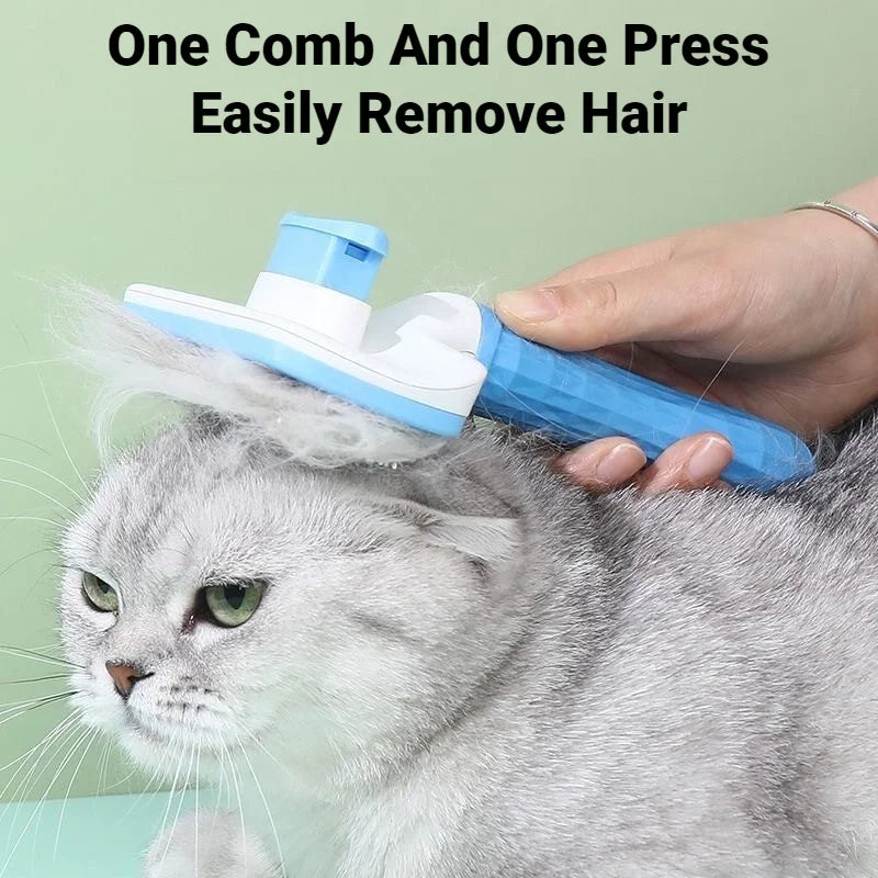 Dog Supplies Bath Brush For Long‑Hair Dog Cat Dog Hair Remover Brush Pet Removes Hairs Cleaning Dog Hair Grooming And Care Comb
