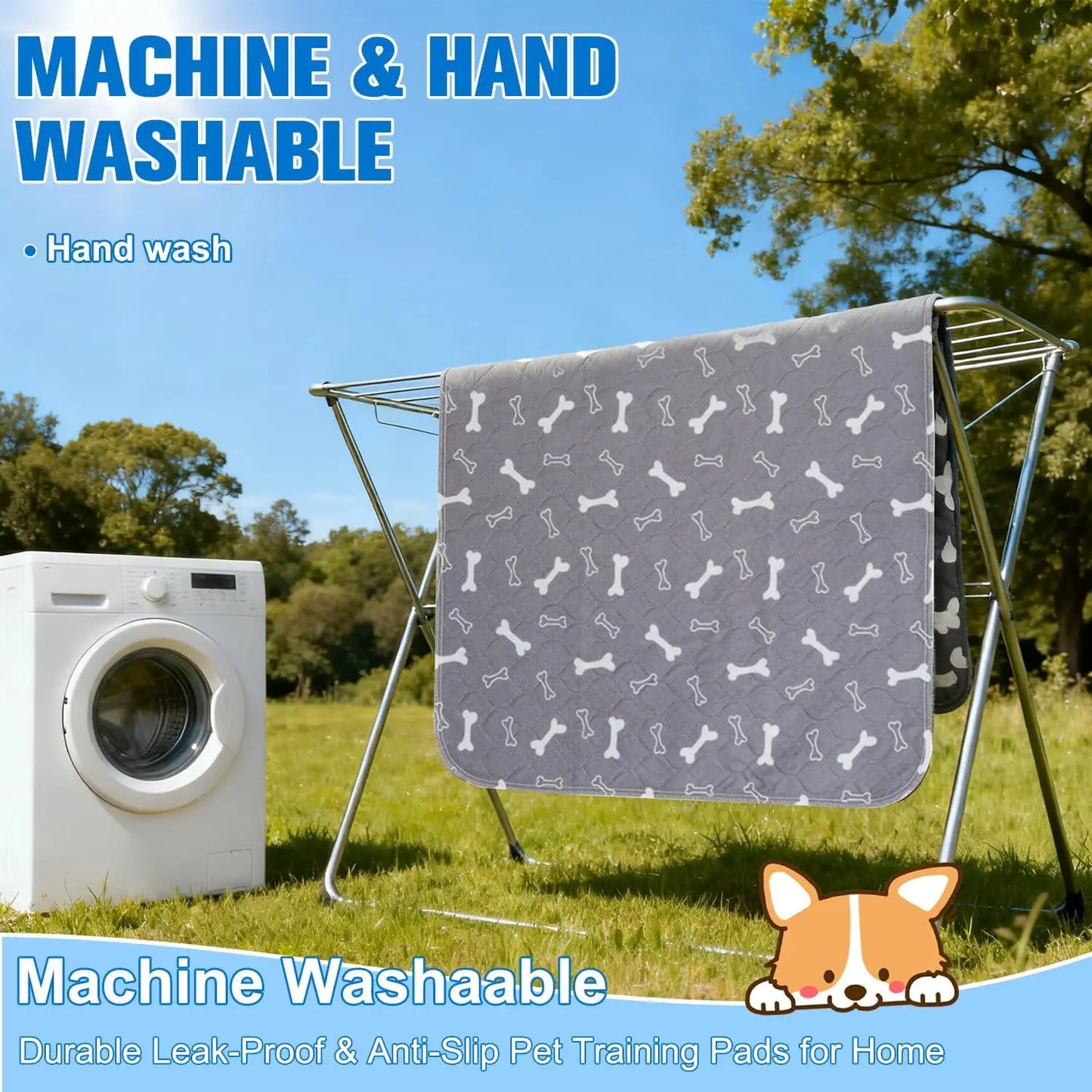 Reusable Dog Pee Pad Waterproof Diaper Pet Supplies Washable Puppy Training Pad Pet Bed Blanket Cat Dog Car Seat Cover Mat