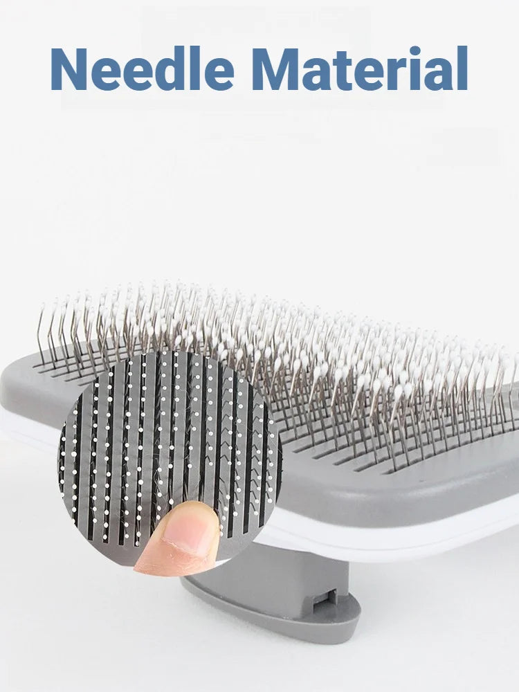 Dog Supplies Bath Brush For Long‑Hair Dog Cat Dog Hair Remover Brush Pet Removes Hairs Cleaning Dog Hair Grooming And Care Comb