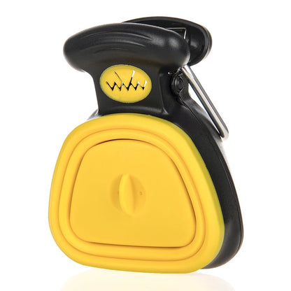 Foldable Pet Pooper Scooper with Waste Bags – One-Handed Travel Poop Picker for Dogs