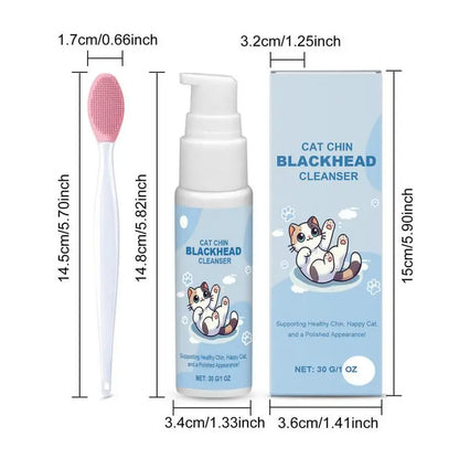 Cat Chin Cleaning Brush Set – Gentle Grooming Kit for Cats & Dogs (30g)