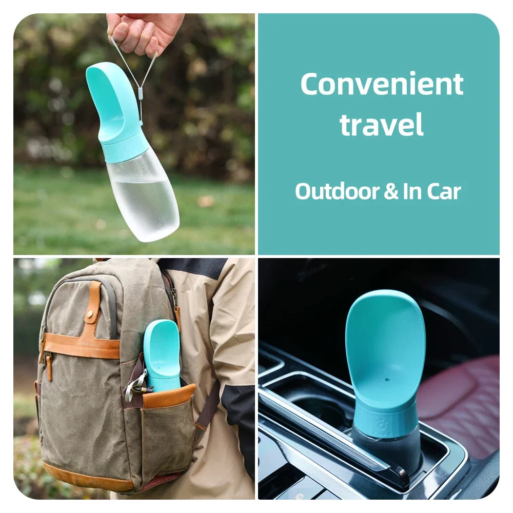 300/500ml Portable Pet Water Bottle, Outdoor Travel Drinking Cup Dispenser for Puppies Small Large Dogs Cats Labrador