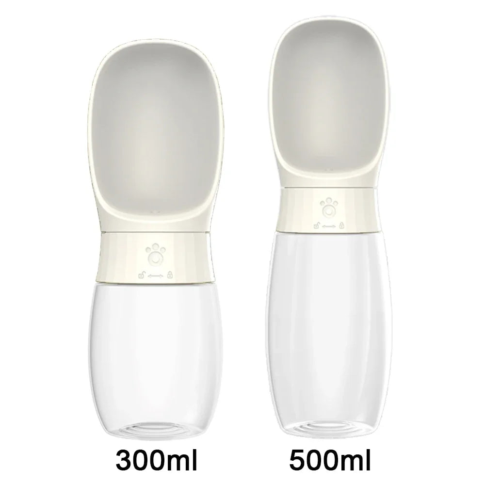 300/500ml Portable Pet Water Bottle, Outdoor Travel Drinking Cup Dispenser for Puppies Small Large Dogs Cats Labrador